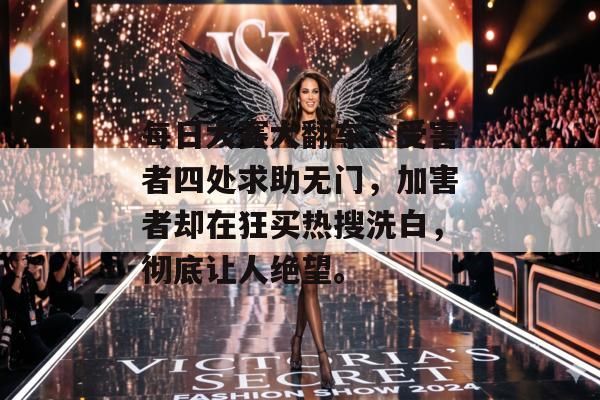 每日大赛大翻车：受害者四处求助无门，加害者却在狂买热搜洗白，彻底让人绝望。